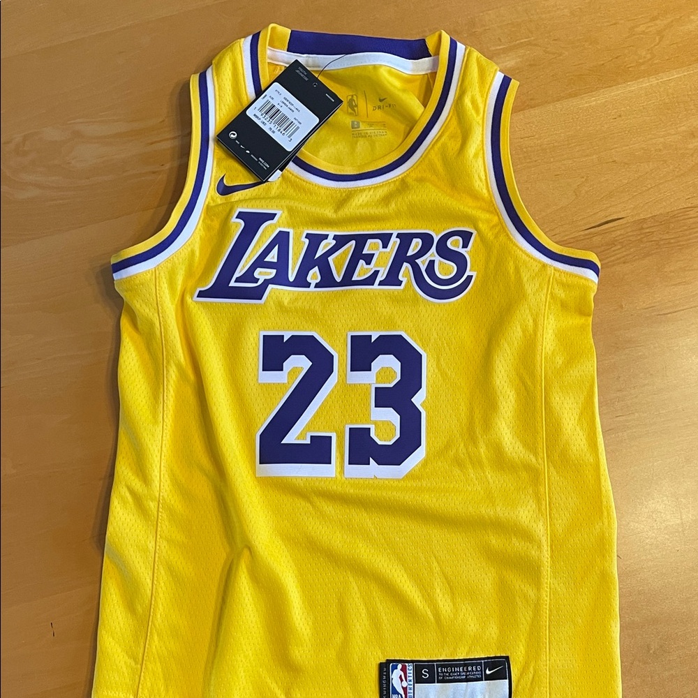 Nike Lakers Yellow and Purple Jersey
